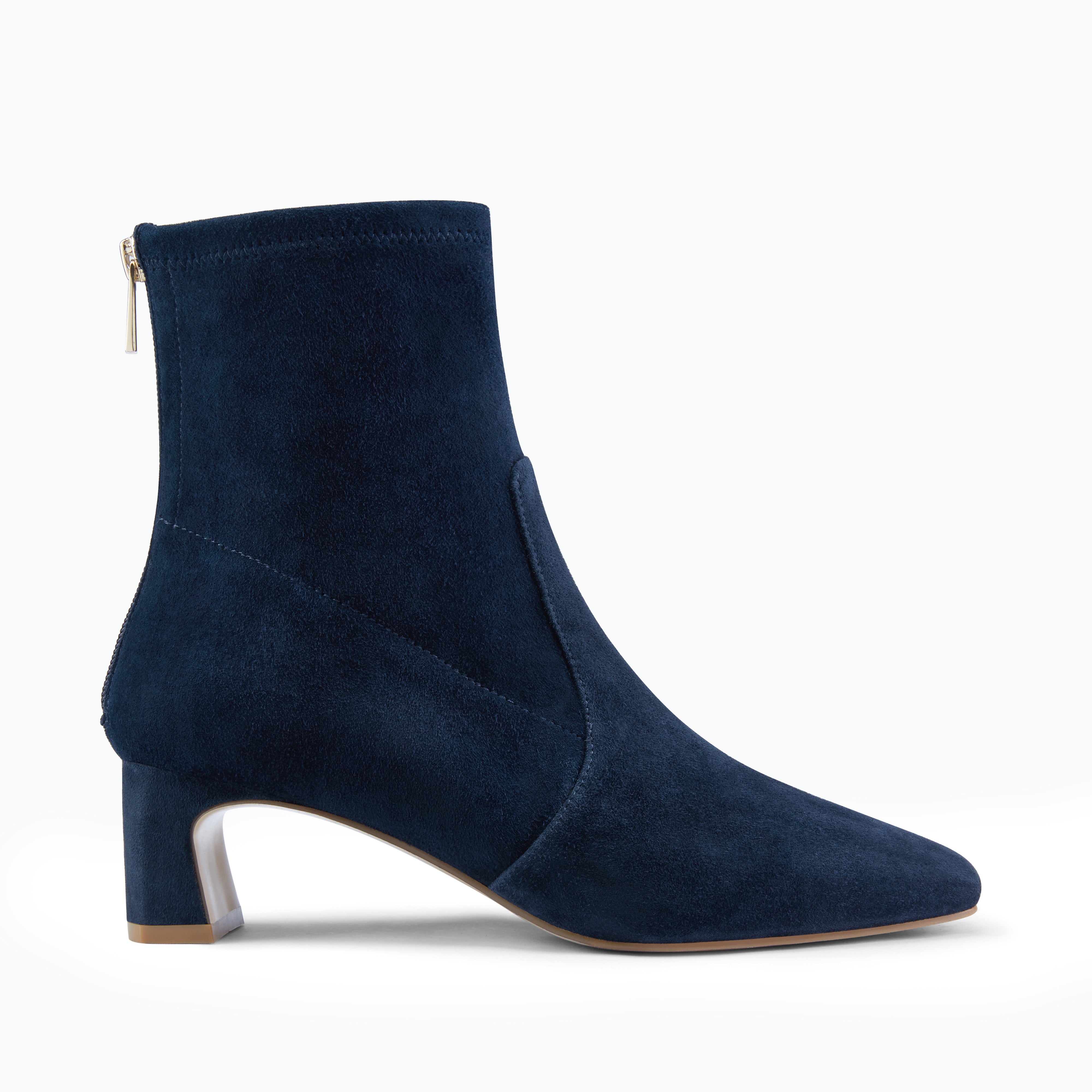 Demi Ankle Boot | Navy suede