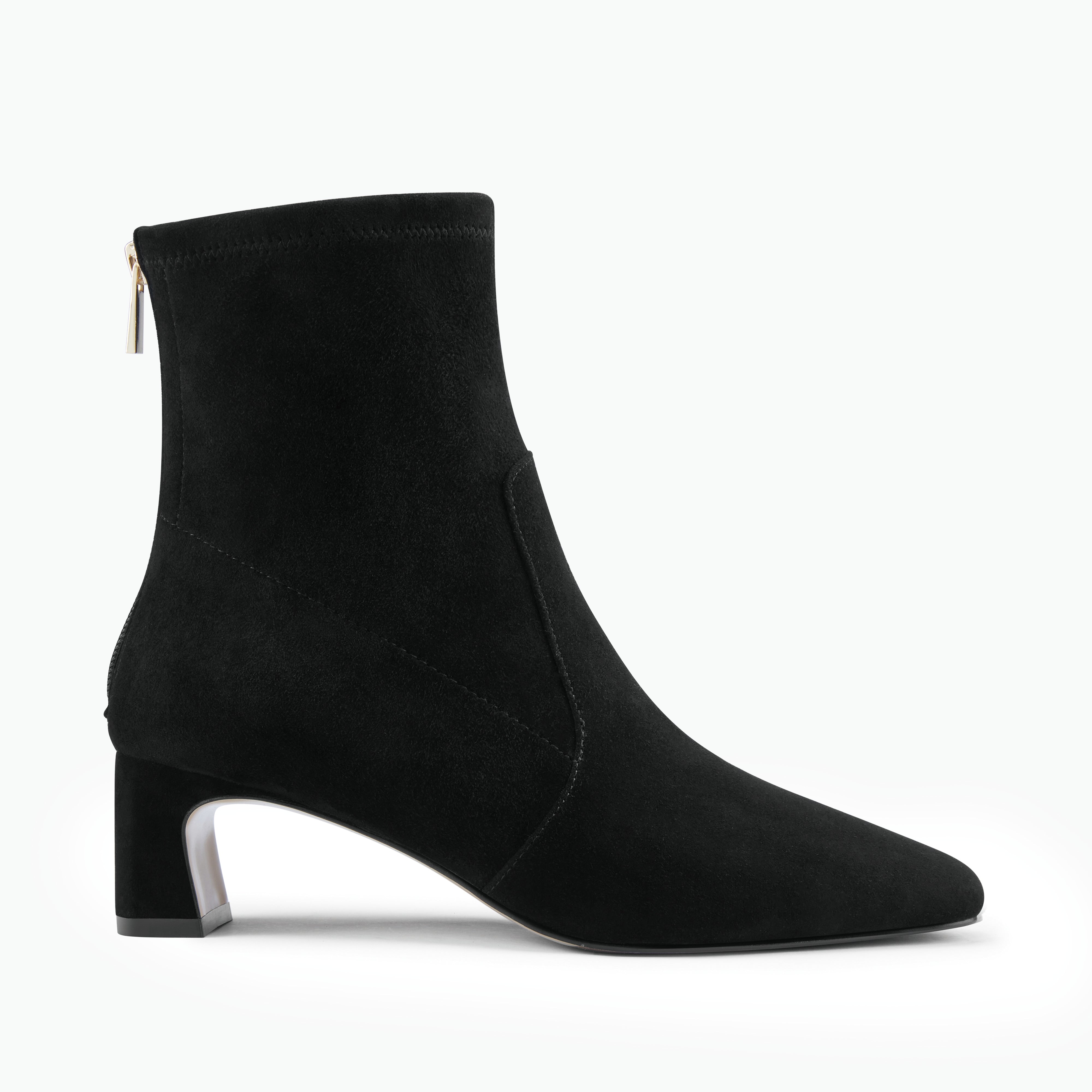 Demi Ankle Boot | Black suede