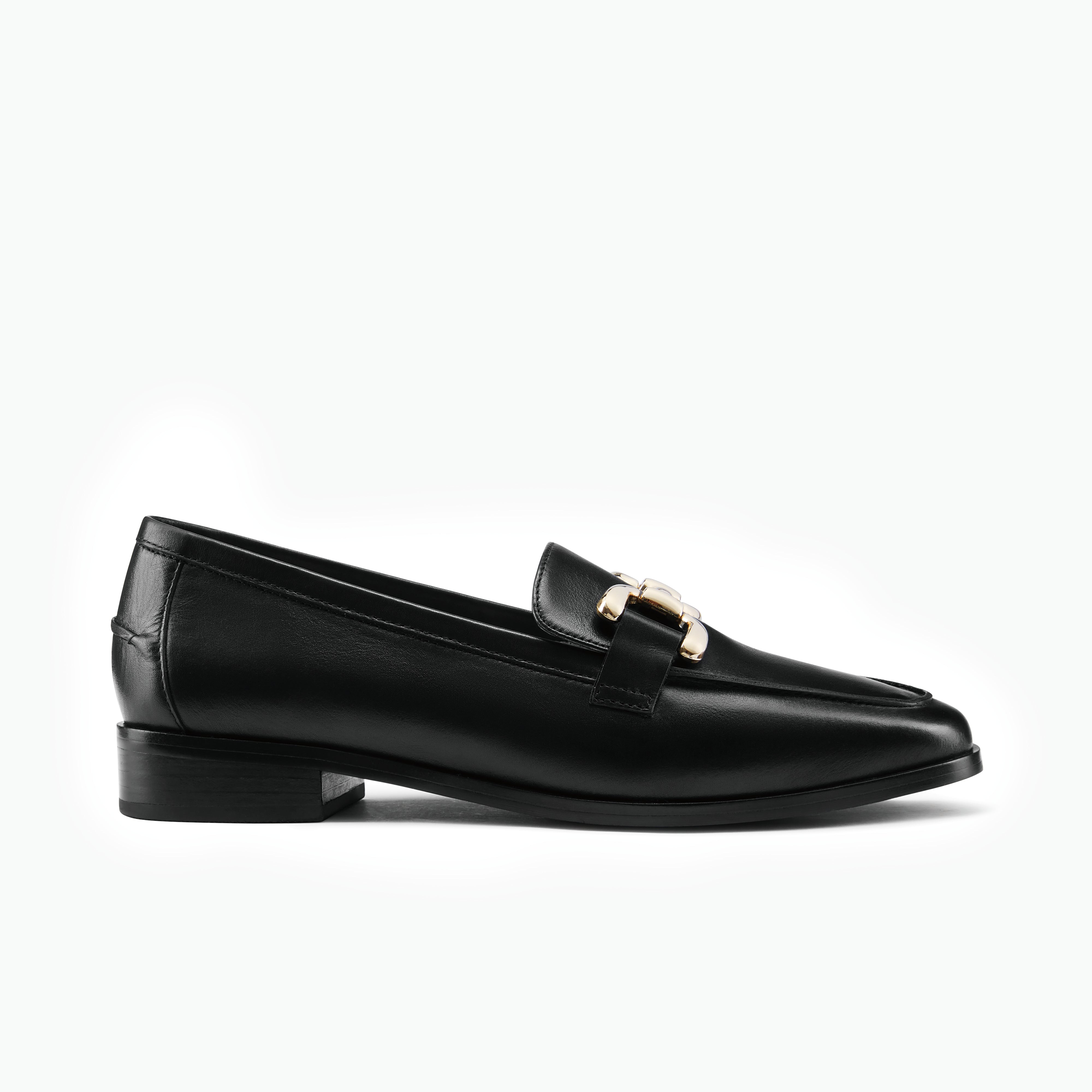 Alisa Loafer | Black leather