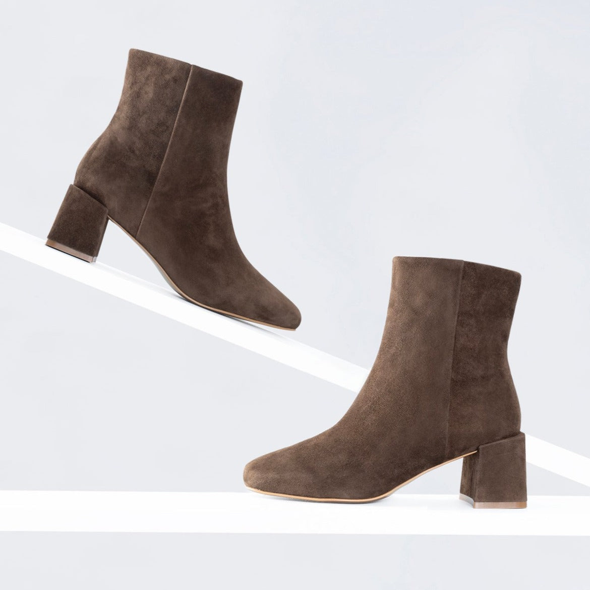 Aloe Ankle Boot | chocolate suede