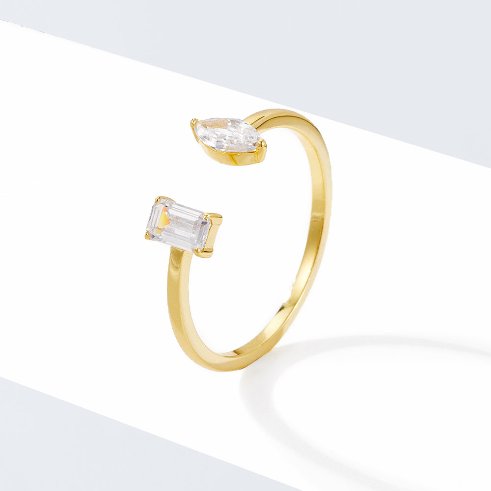 Asymmetric ring | gold