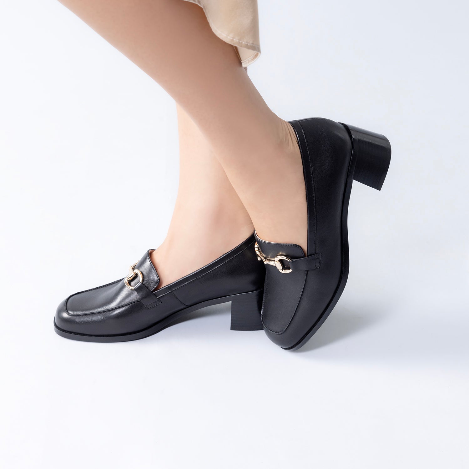 Blaza Loafer 45mm | Black leather