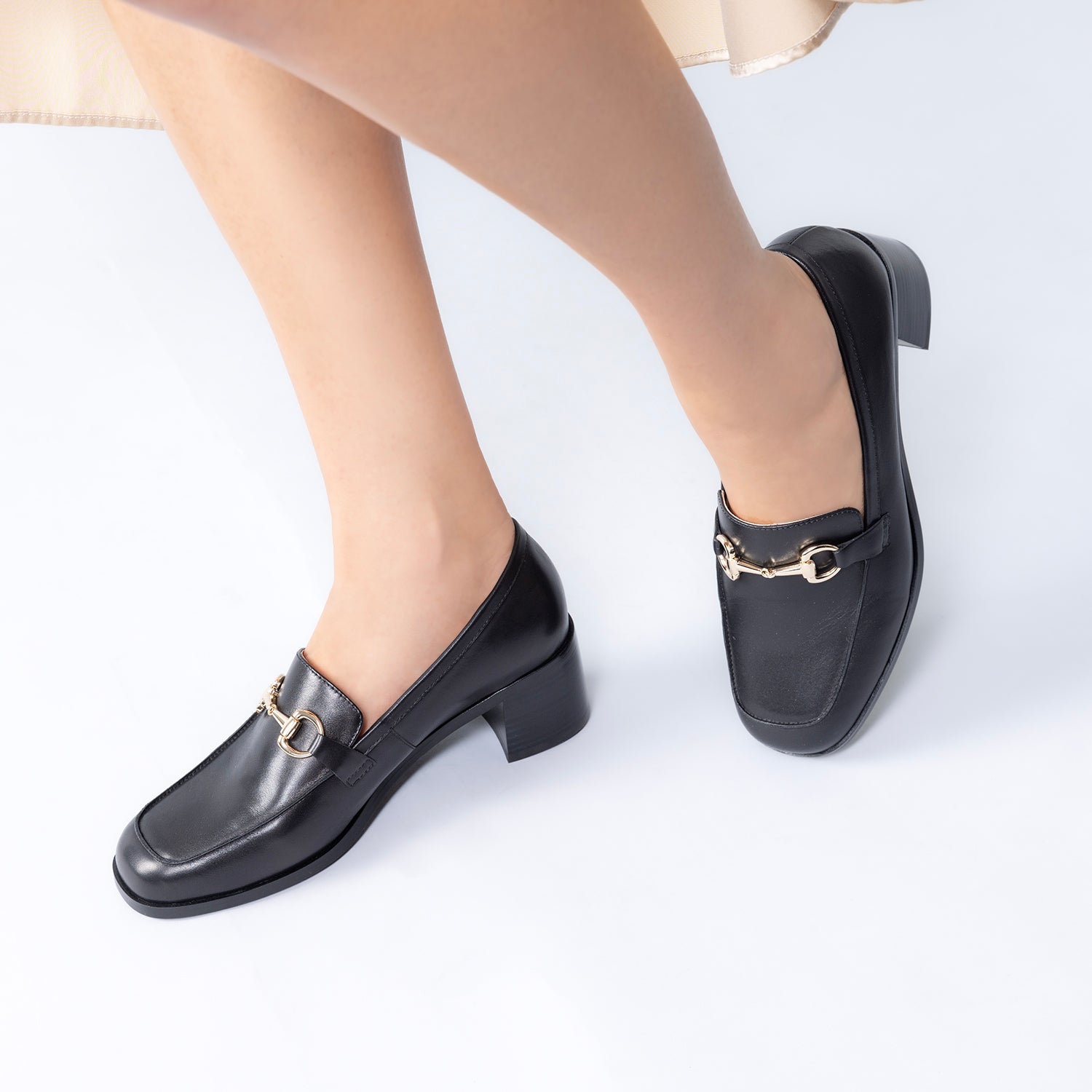 Blaza Loafer 45mm | Black leather