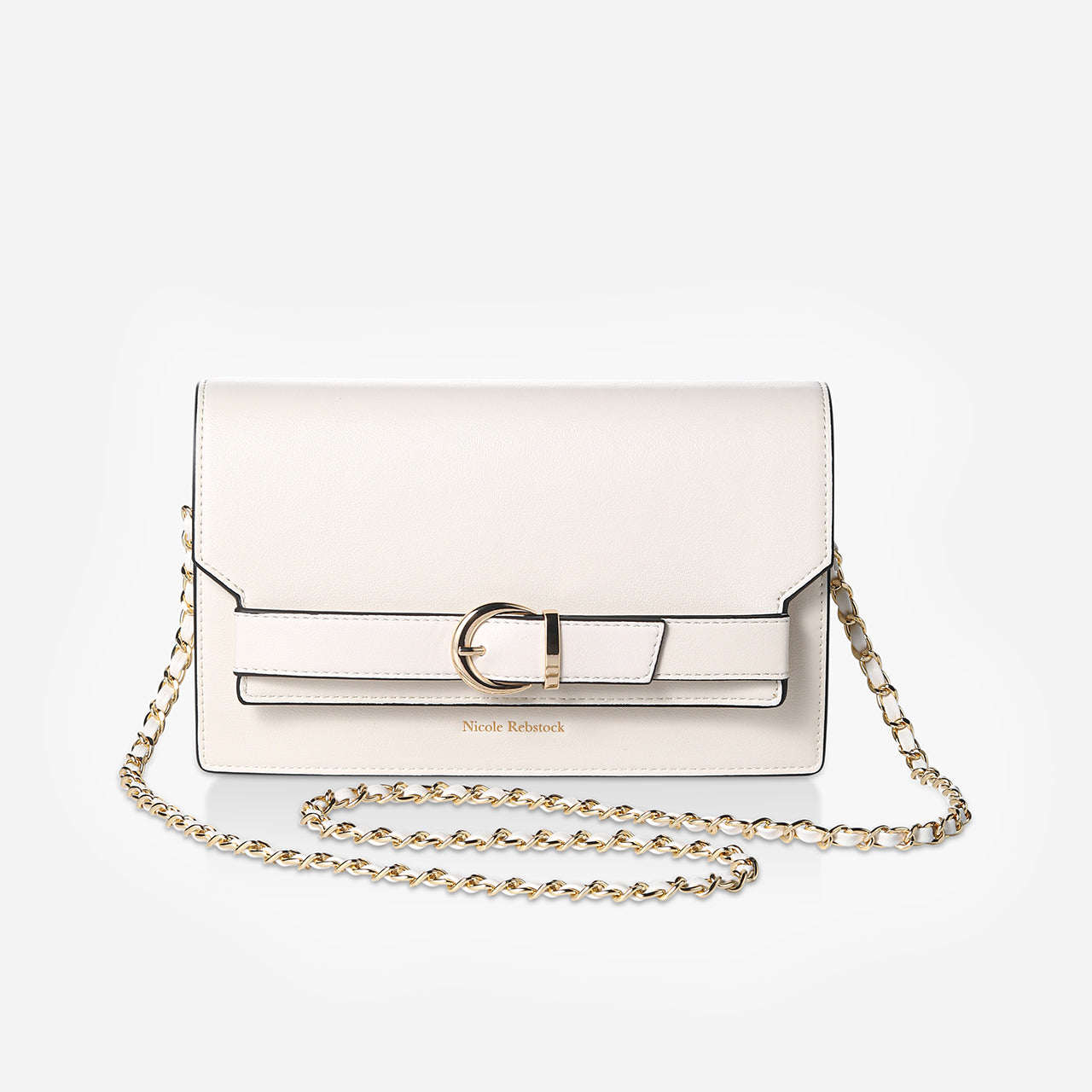 Capri Crossbody Bag | Cream leather