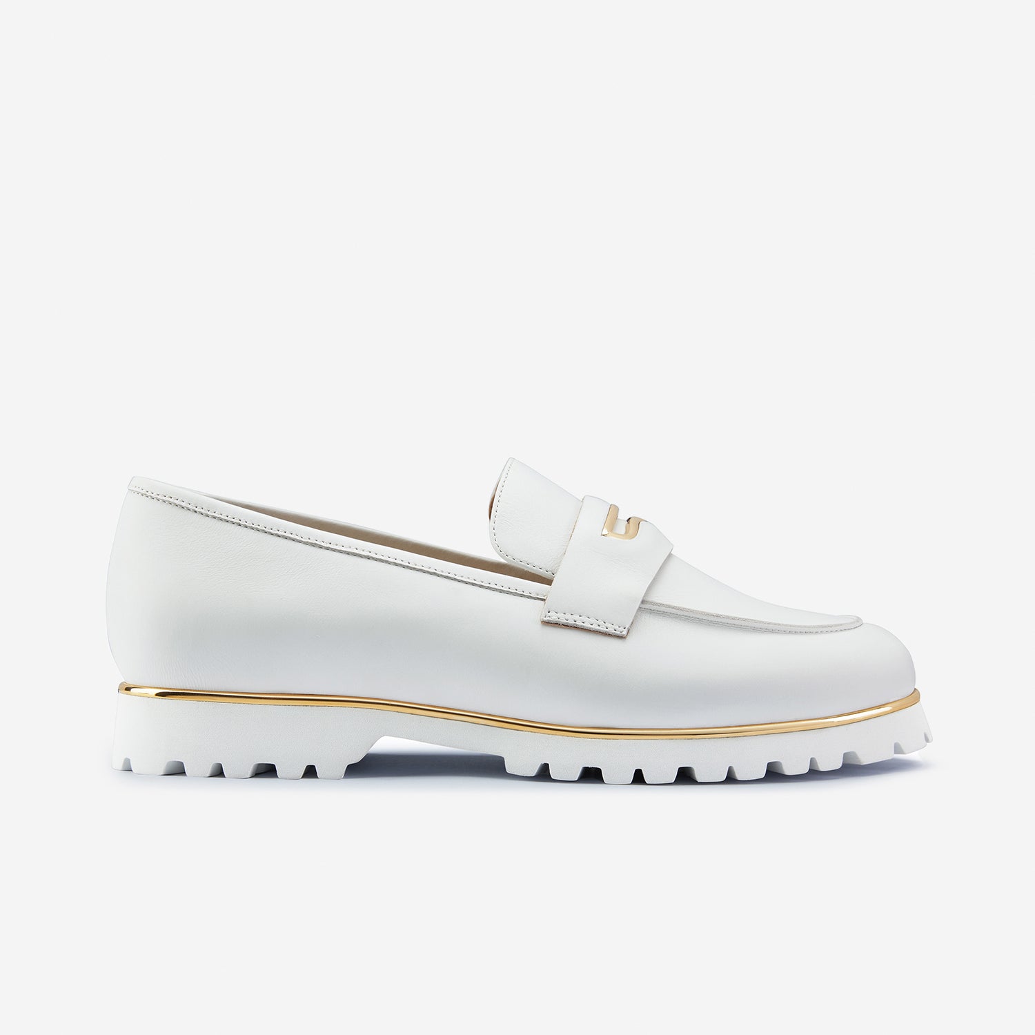 Dallas Loafer | White Leather