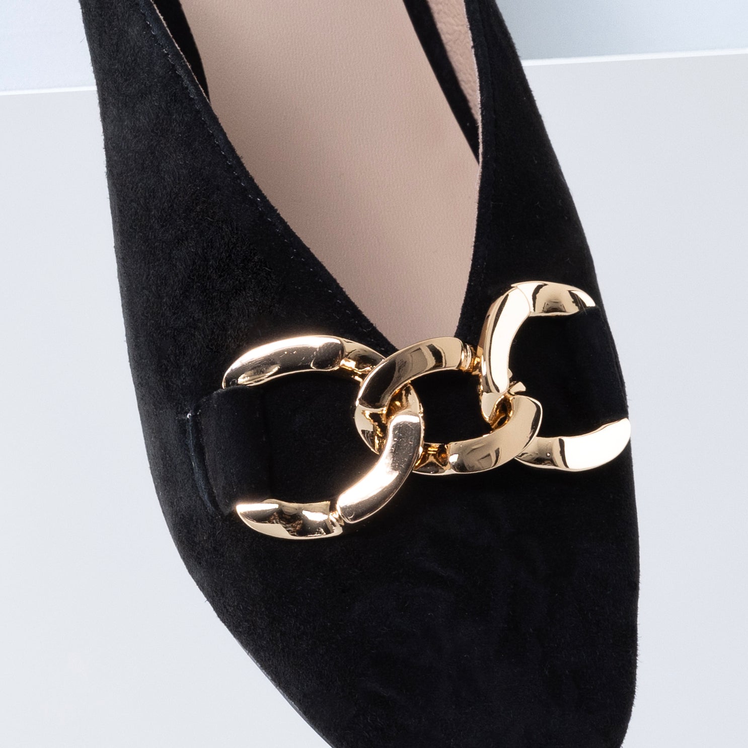 Mariah Mule Heel | Black suede