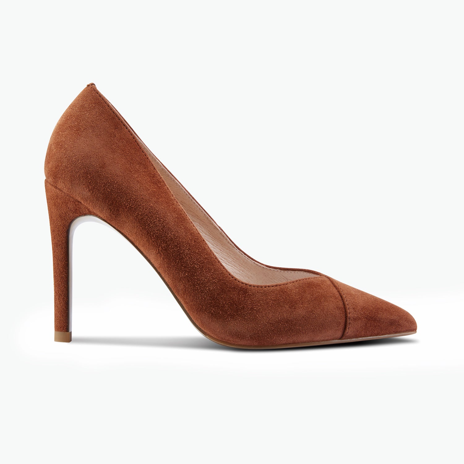 Naples Heel | Rust suede