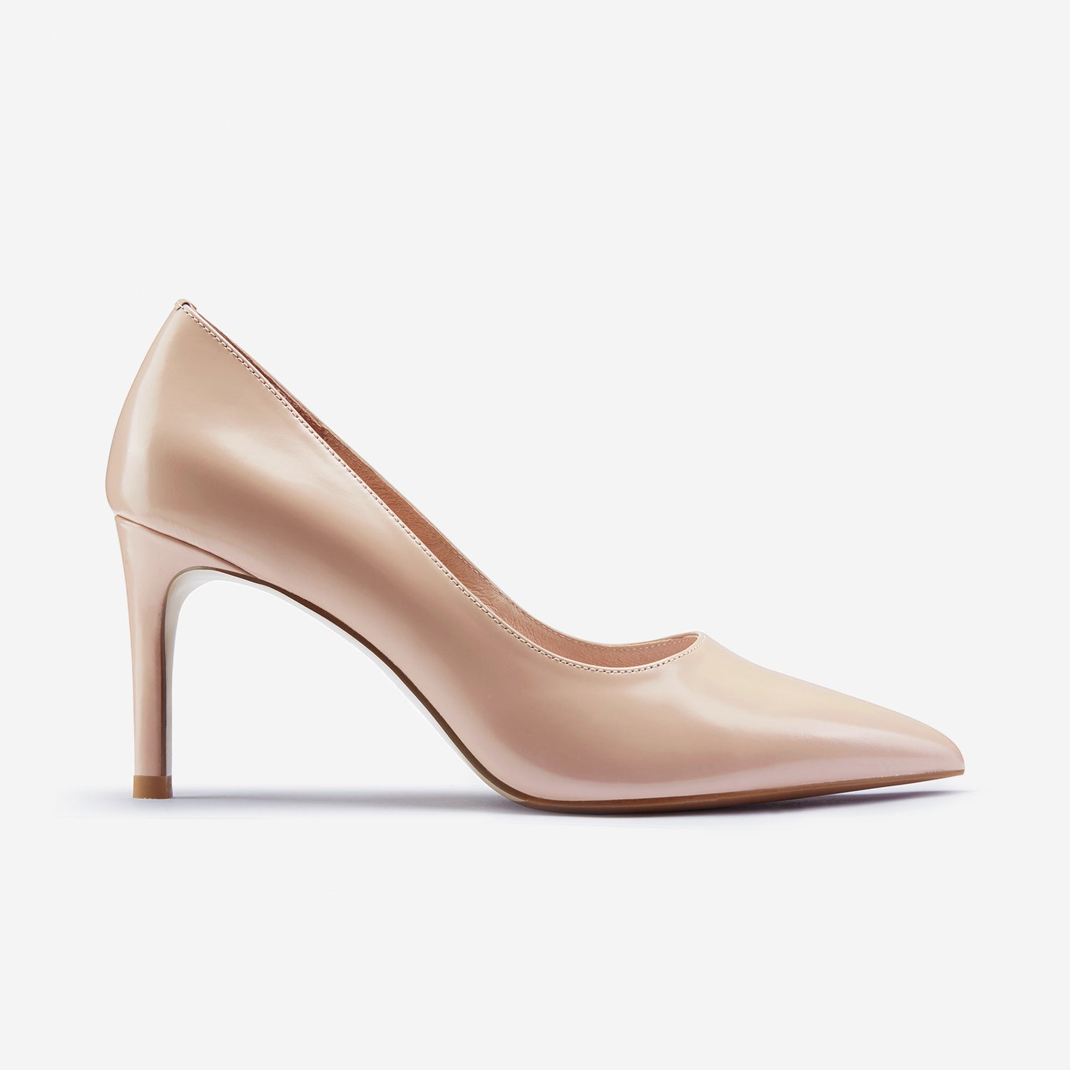 Nemesis 78mm Heel | Nude Leather