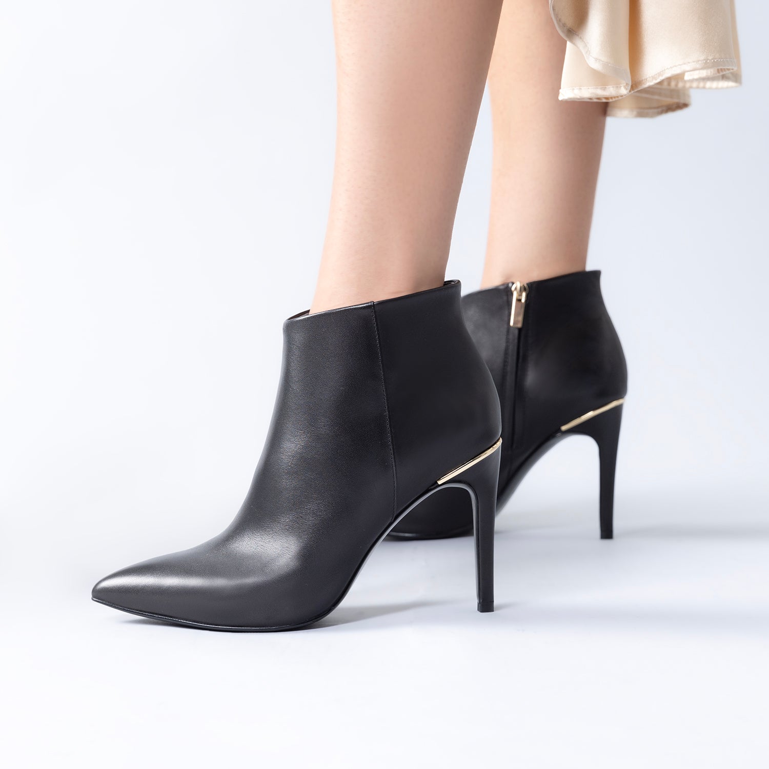Sage Ankle Boot | Black leather