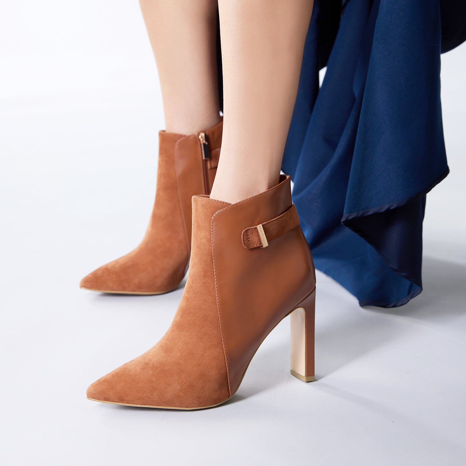 Serenity Ankle Boot | Tan combo