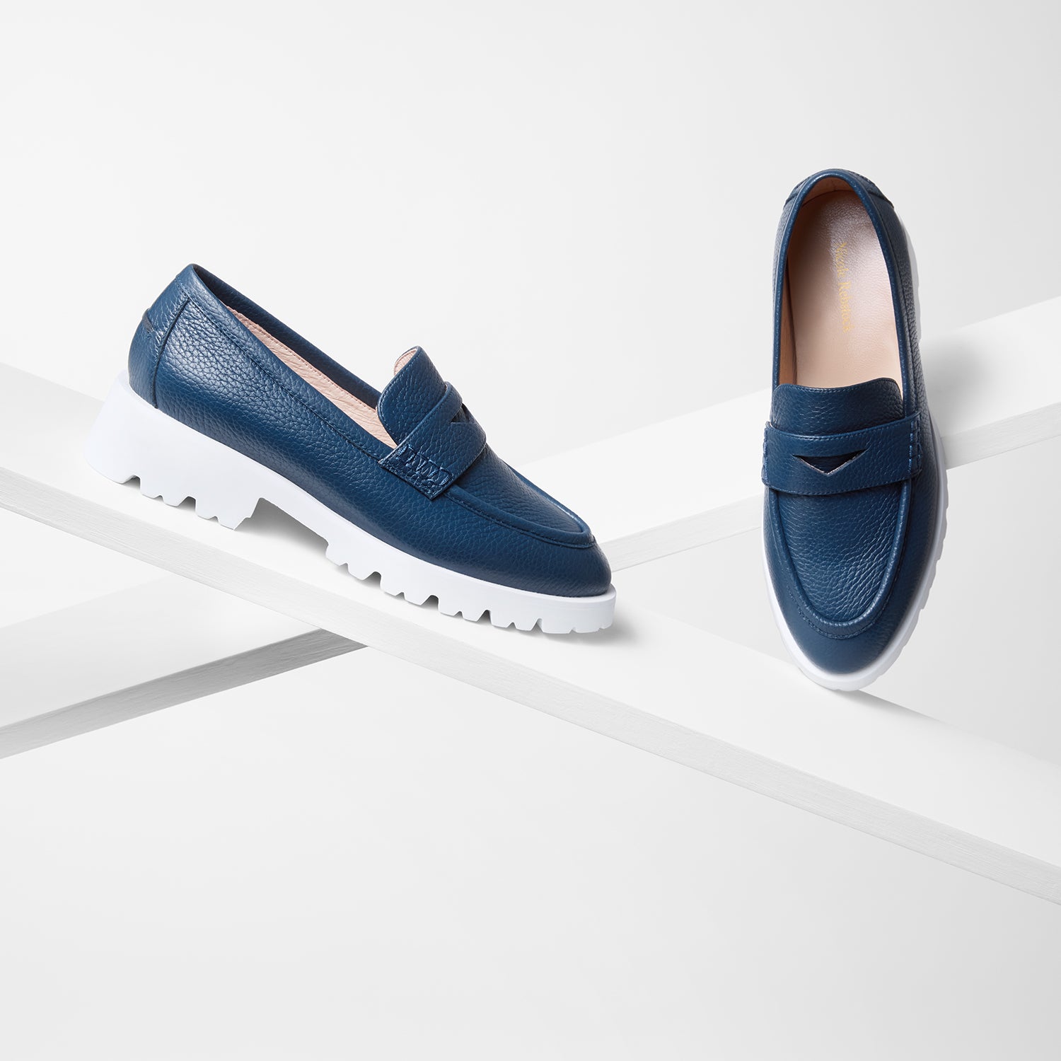 Clay Loafer | Navy Pebble