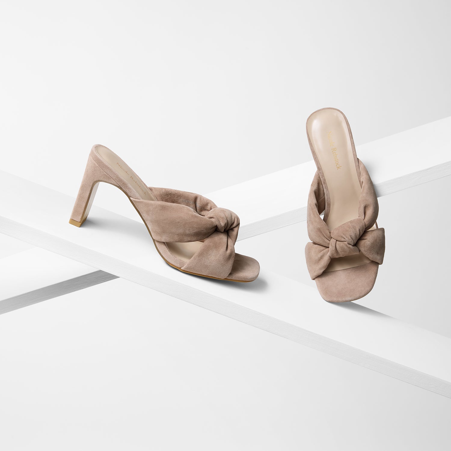 Velma Sandal Heel | Dirty Blush Suede