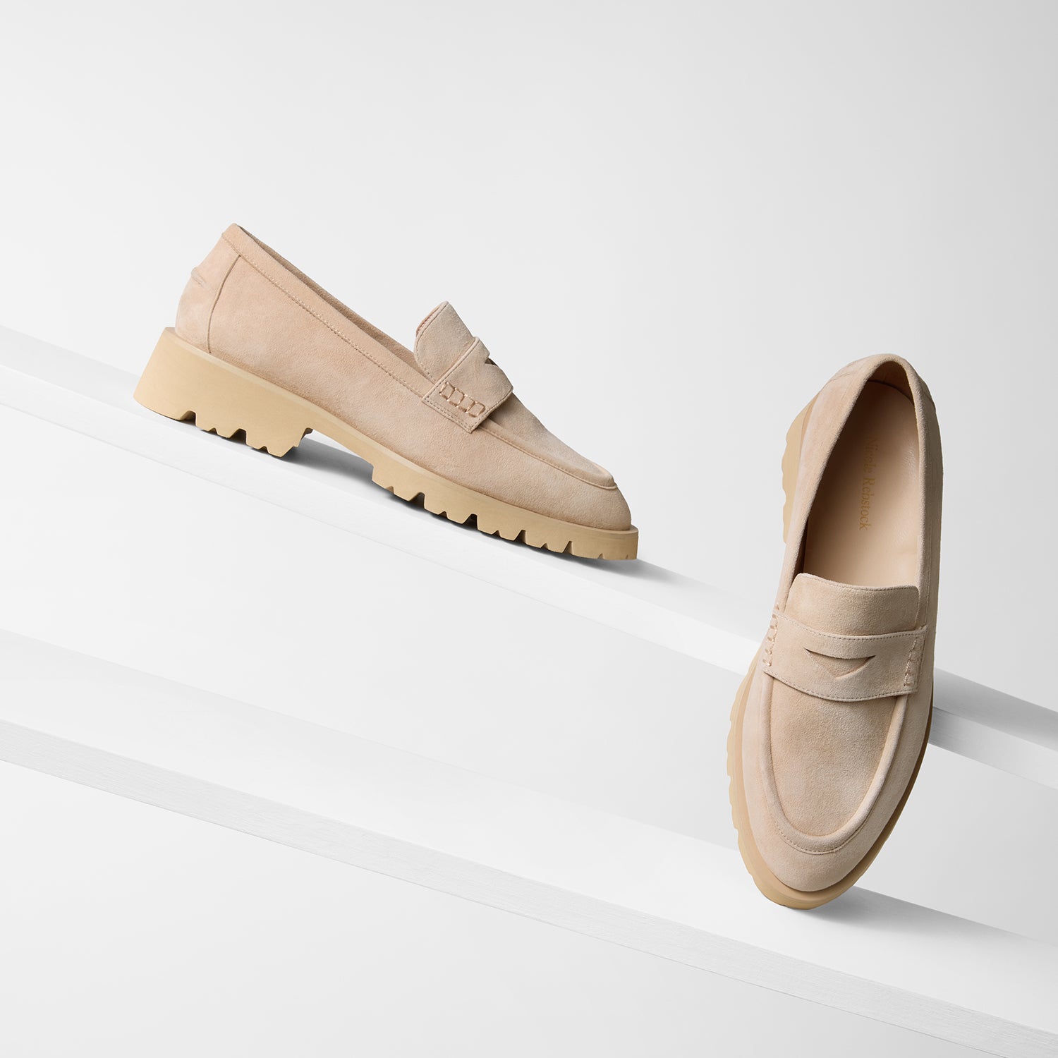 Clay Loafer | Nude Suede