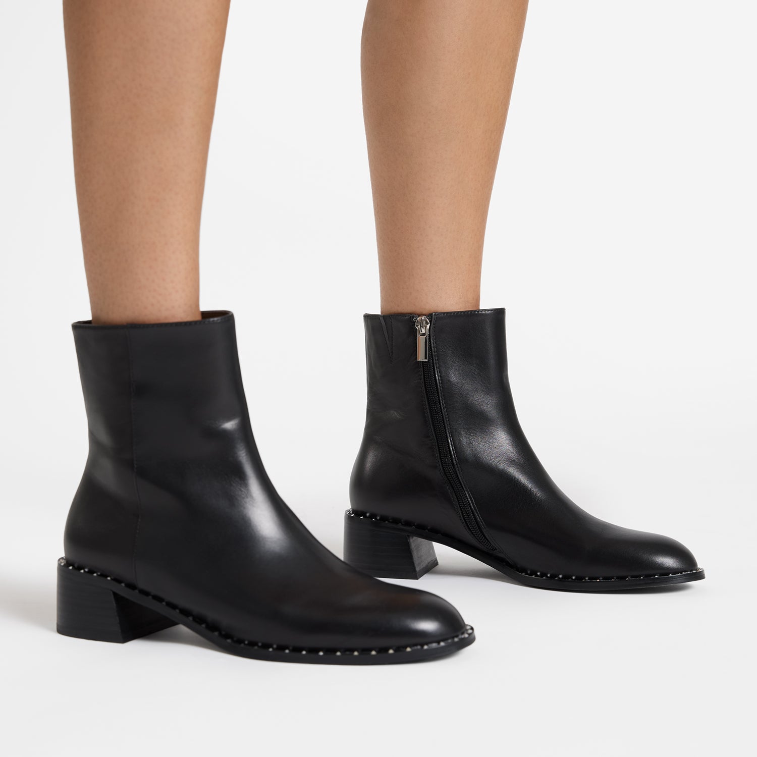 Bordeaux Ankle Boot | black leather