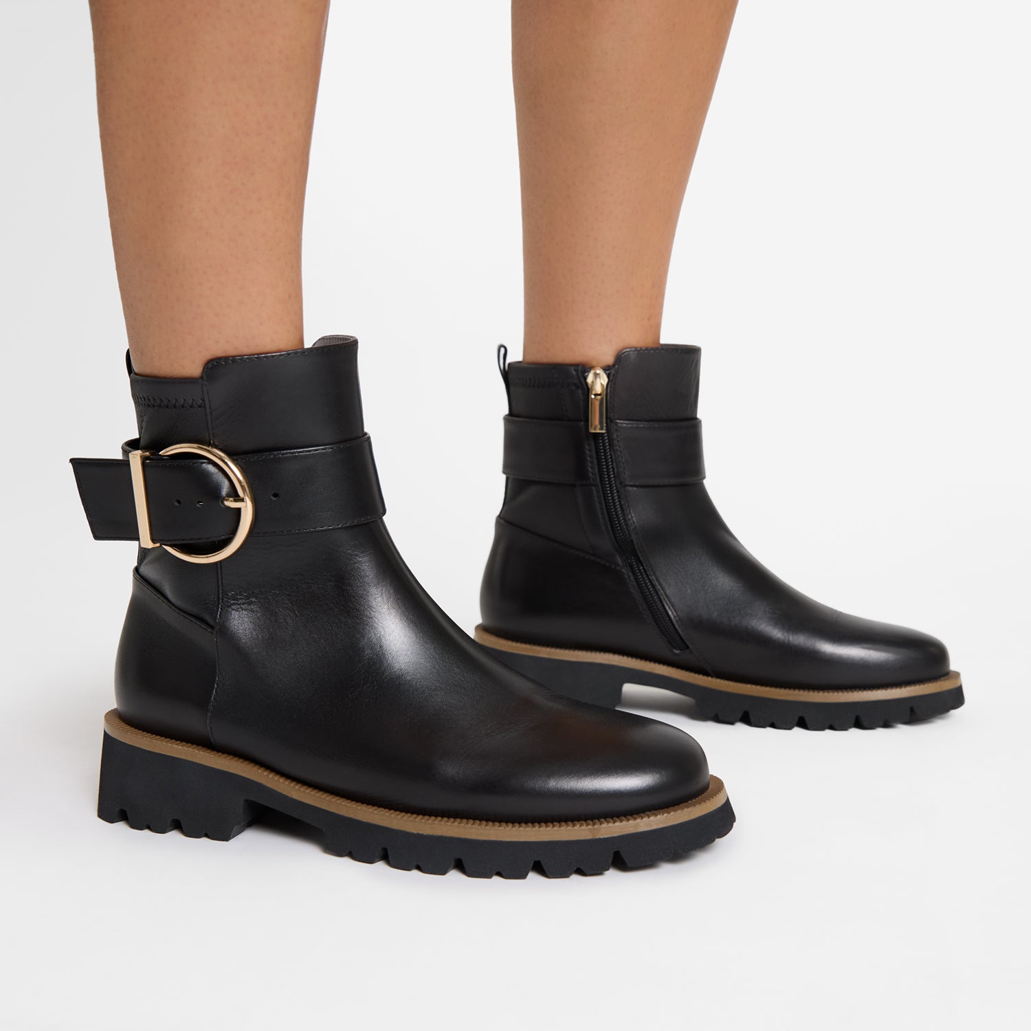 Jaxon Ankle Boot | Black leather