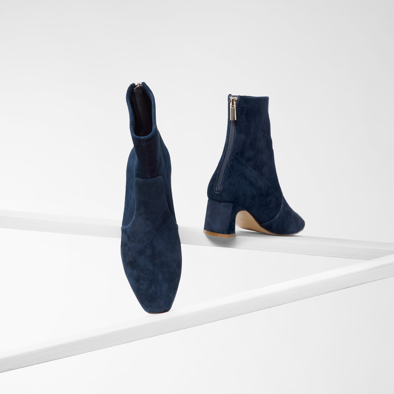 Demi Ankle Boot | Navy suede