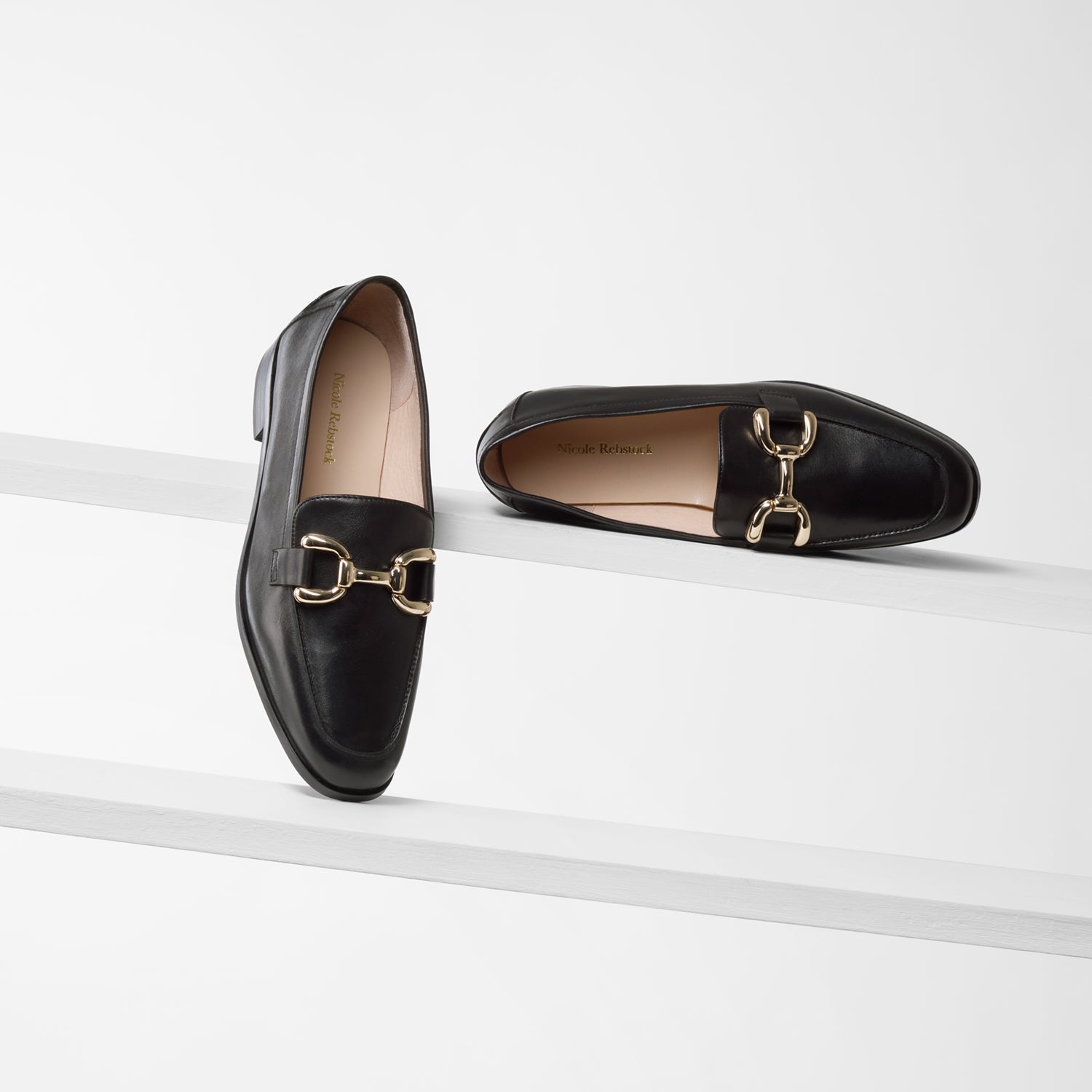 Alisa Loafer | Black leather