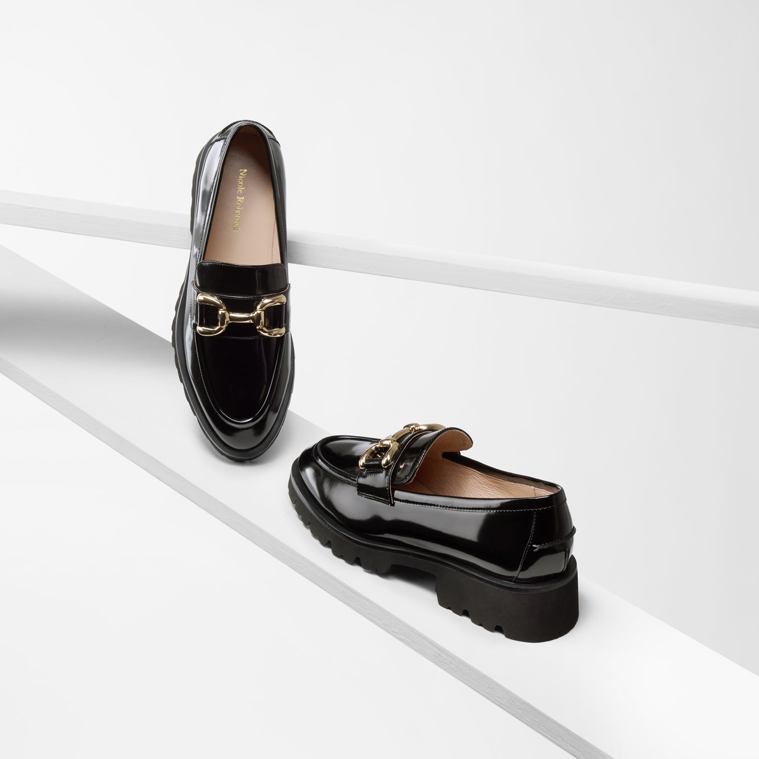 California Loafer | Black oiled leather