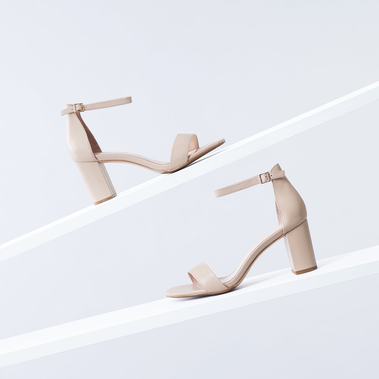 Kaitlyn Sandal | Nude leather