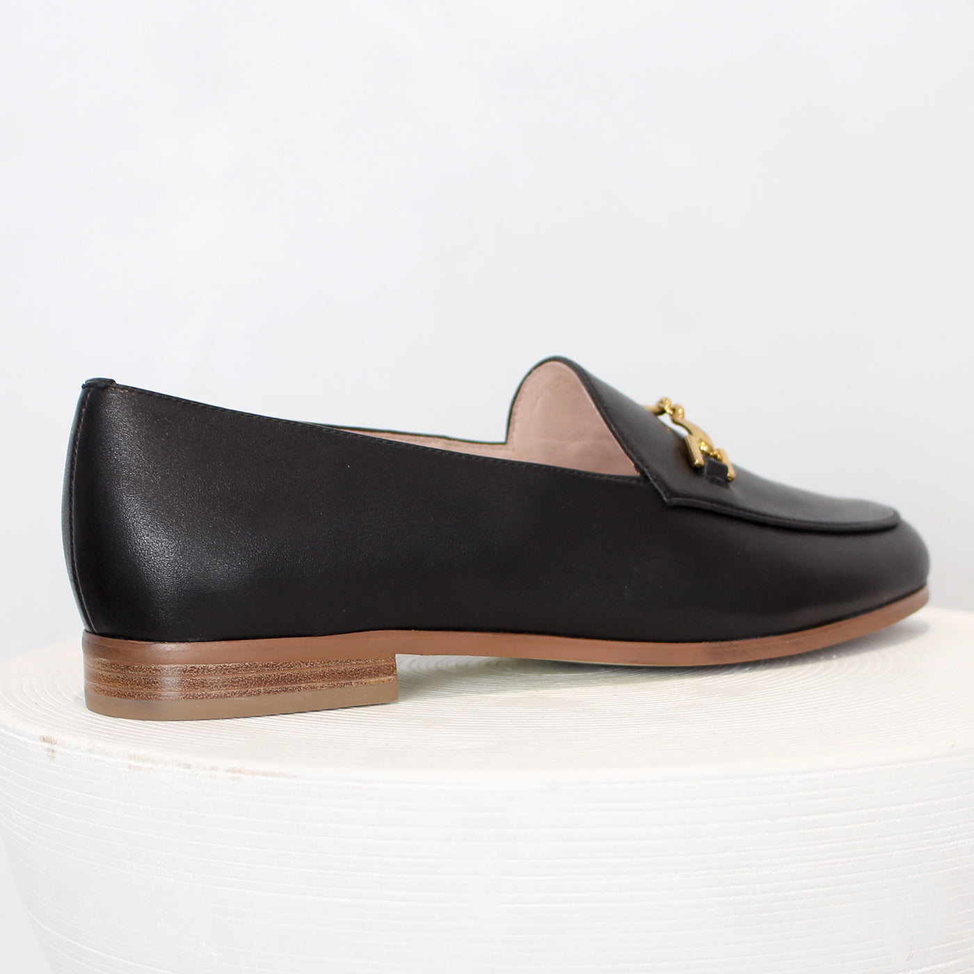 Mel Loafer 15mm | Black Leather